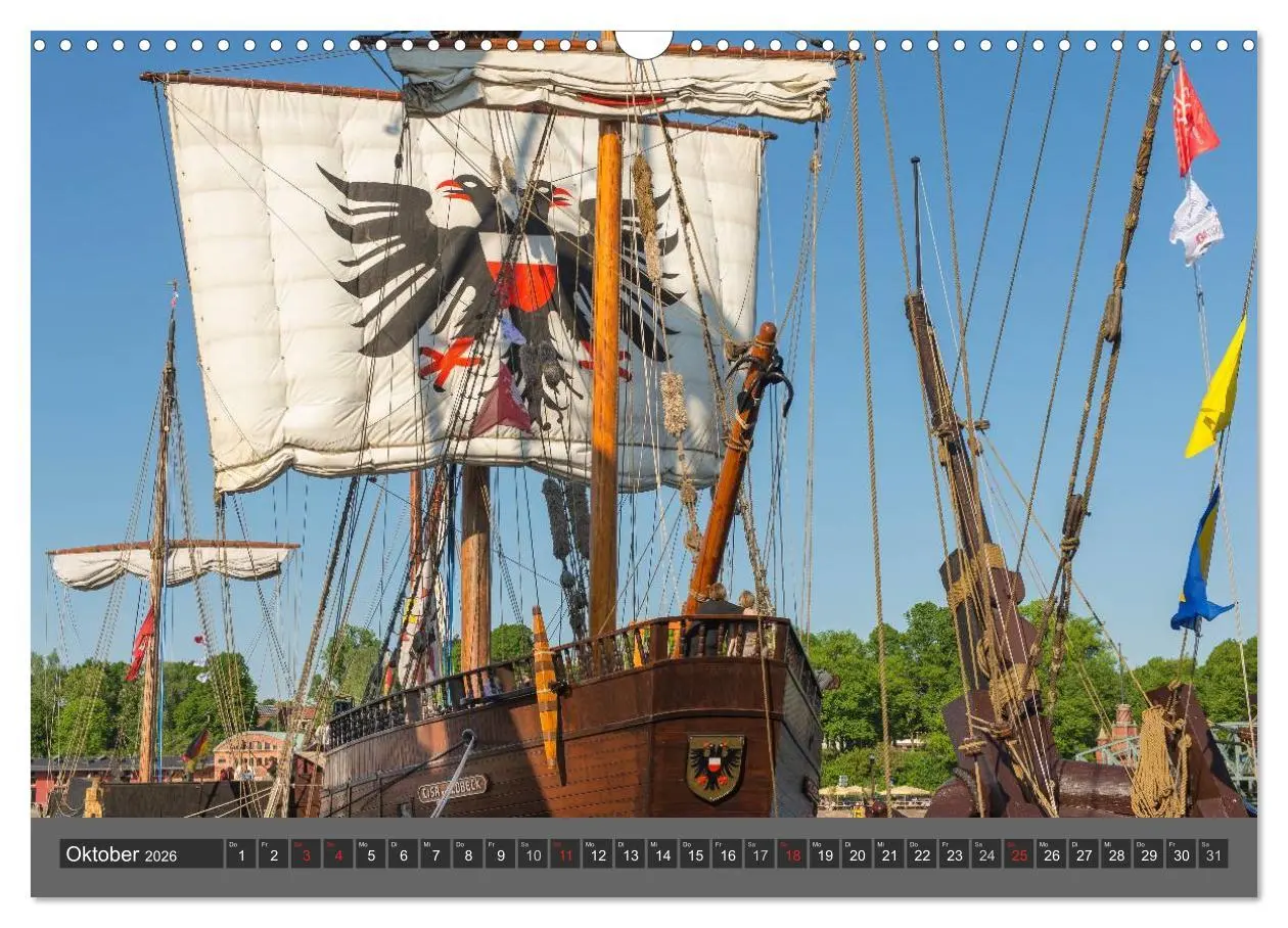 Bild: 9783516071481 | Die Hansestadt Lübeck (Wandkalender 2026 DIN A3 quer), CALVENDO...