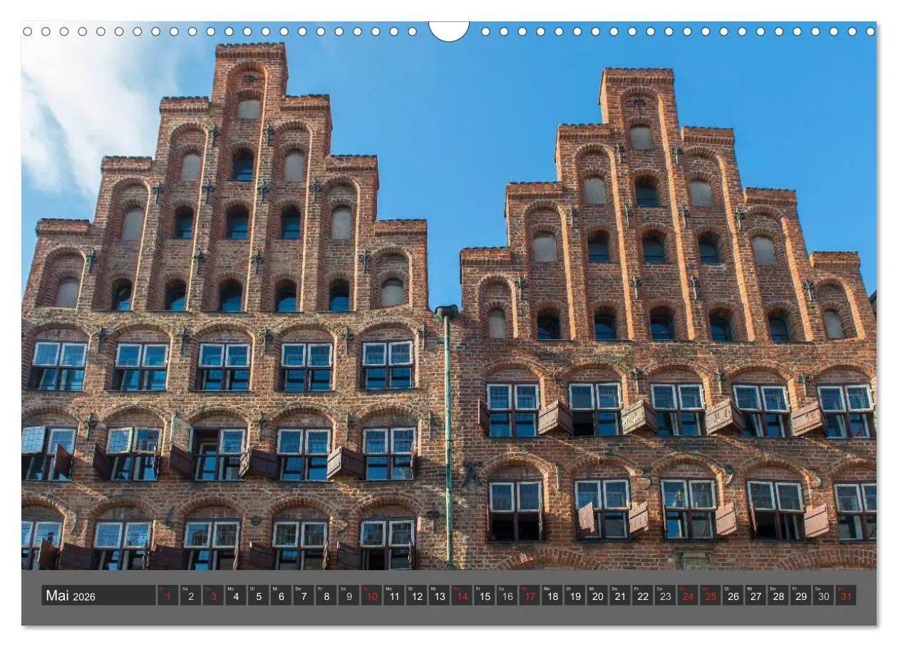 Bild: 9783516071481 | Die Hansestadt Lübeck (Wandkalender 2026 DIN A3 quer), CALVENDO...