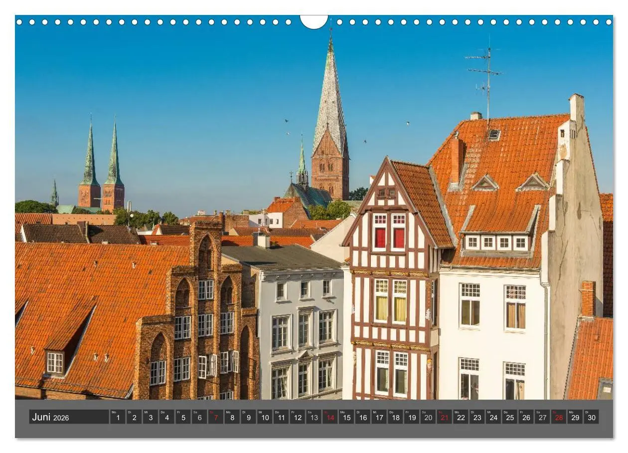 Bild: 9783516071481 | Die Hansestadt Lübeck (Wandkalender 2026 DIN A3 quer), CALVENDO...