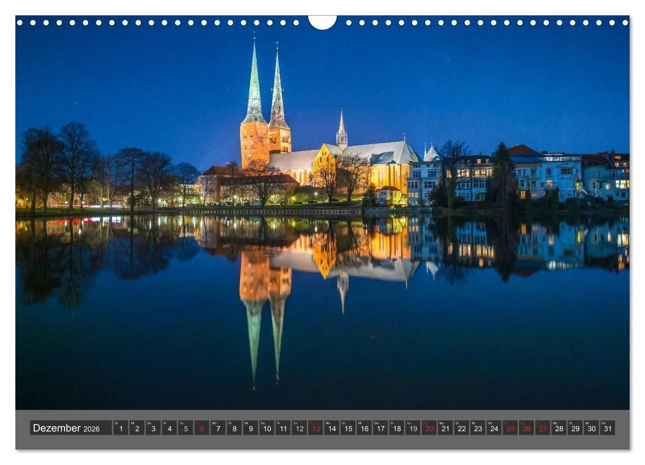 Bild: 9783516071481 | Die Hansestadt Lübeck (Wandkalender 2026 DIN A3 quer), CALVENDO...