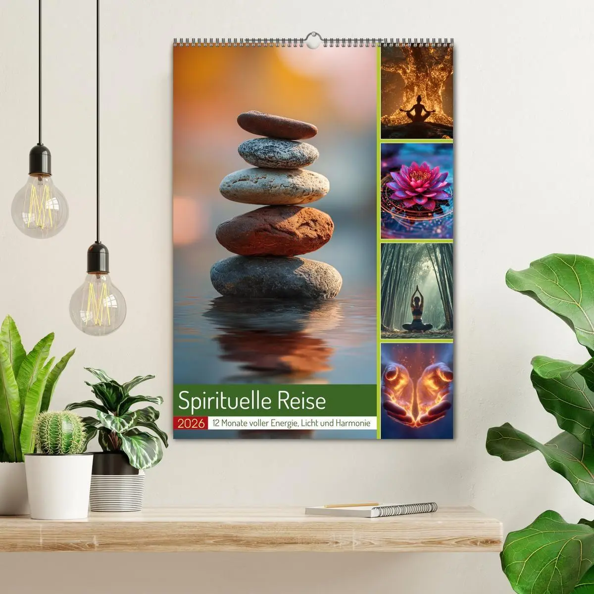 Bild: 9783516691481 | Spirituelle Reise (Wandkalender 2026 DIN A2 hoch), CALVENDO...