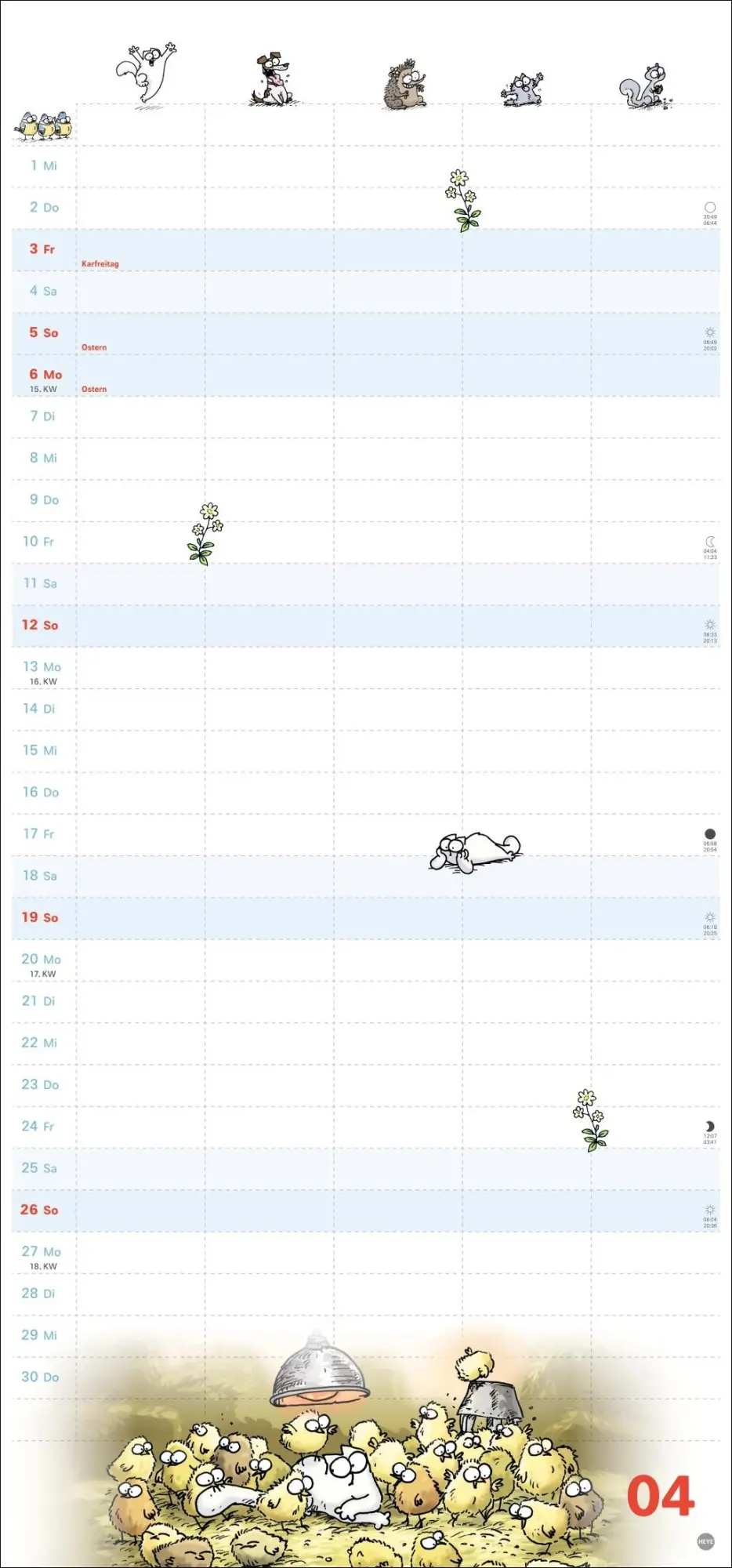 Bild: 9783756411481 | Simons Katze Familienplaner 2026 | Simon Tofield | Kalender | 15 S.