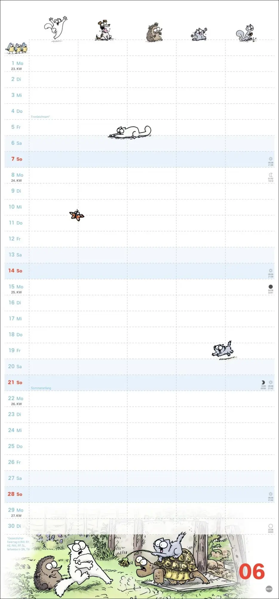 Bild: 9783756411481 | Simons Katze Familienplaner 2026 | Simon Tofield | Kalender | 15 S.