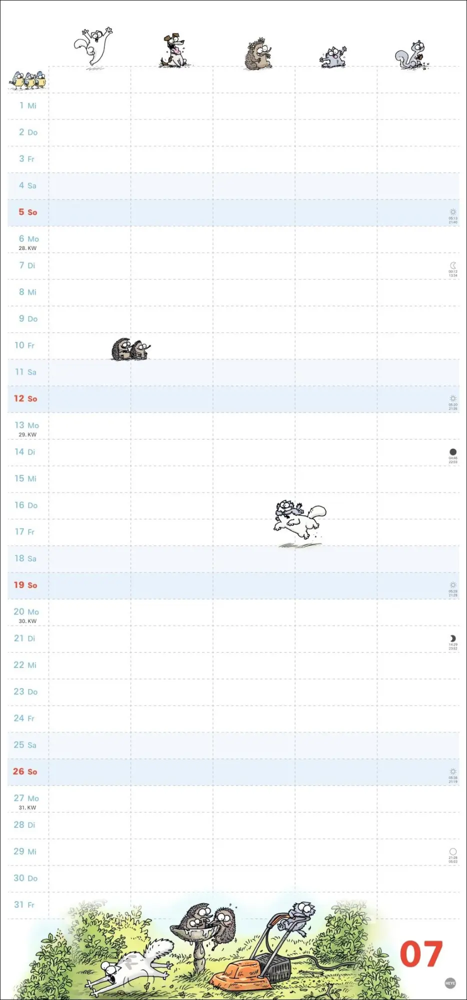 Bild: 9783756411481 | Simons Katze Familienplaner 2026 | Simon Tofield | Kalender | 15 S.