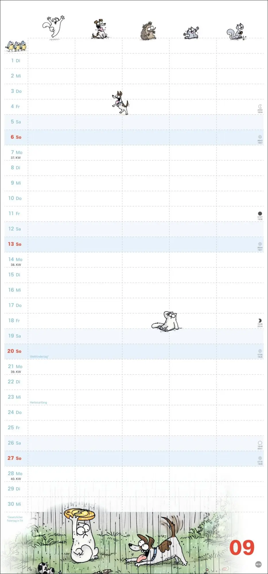 Bild: 9783756411481 | Simons Katze Familienplaner 2026 | Simon Tofield | Kalender | 15 S.