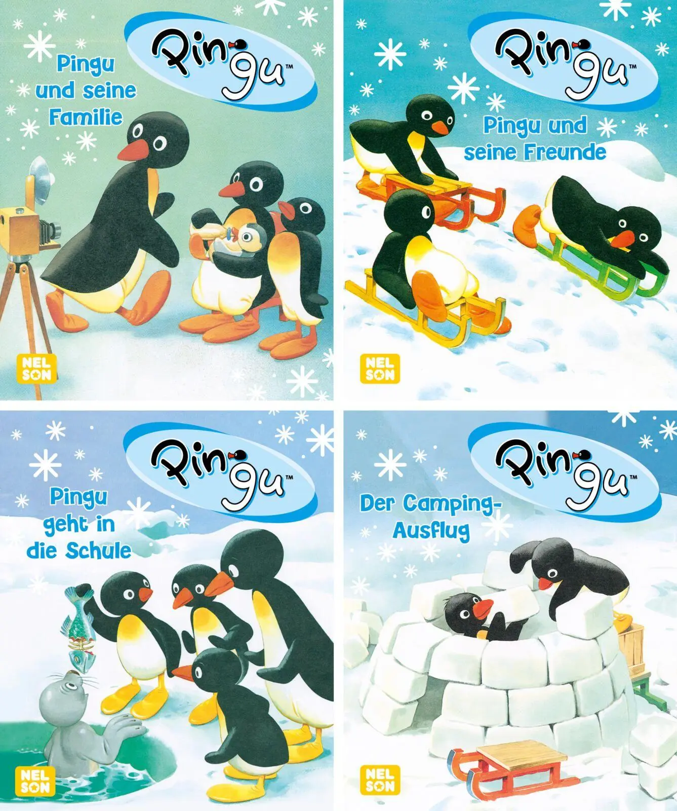 Cover: 9783845131481 | Nelson Mini-Bücher: 4er Pingu 1-4 | Taschenbuch | Nelson Mini-Bücher