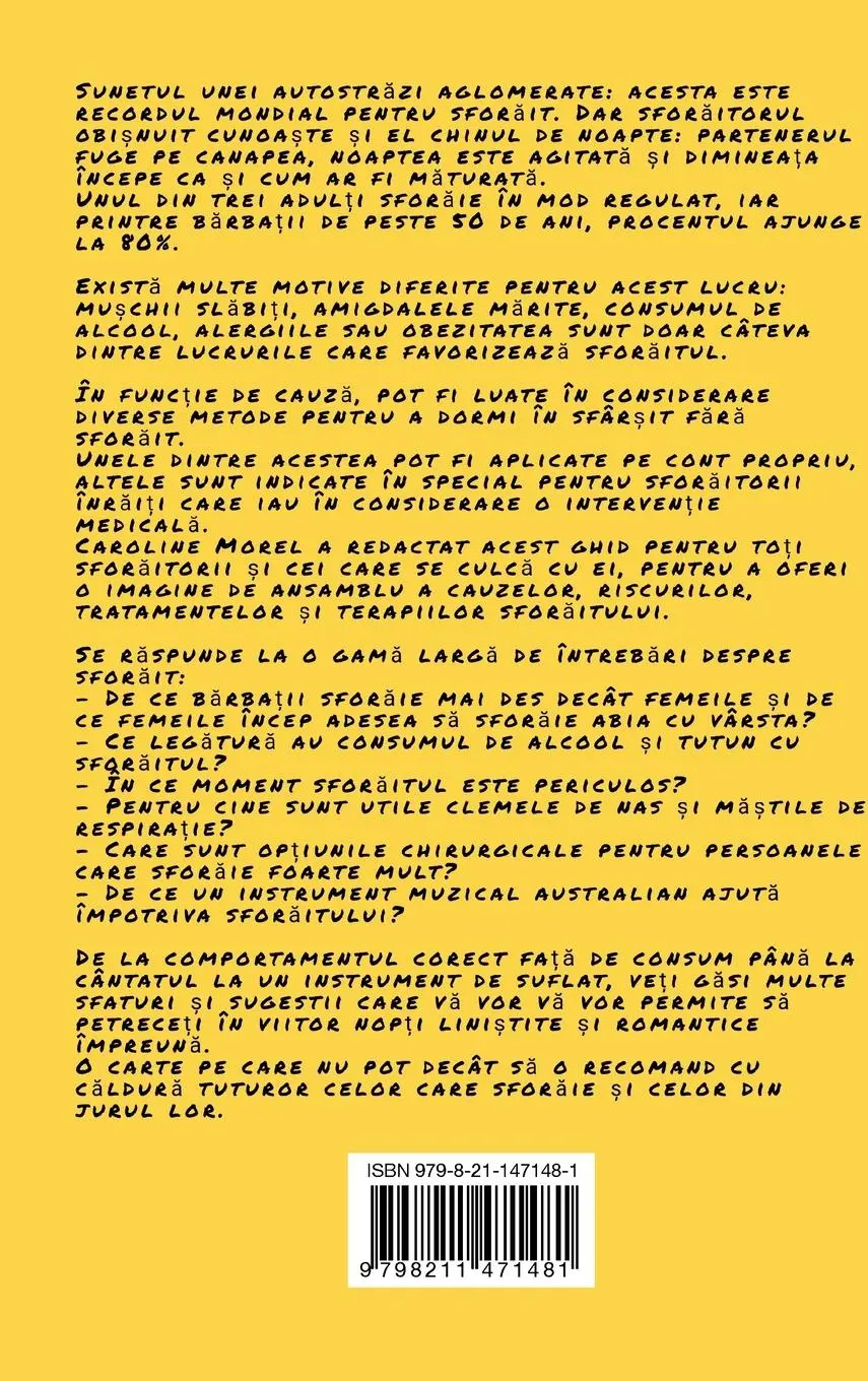 Rückseite: 9798211471481 | Remedii eficiente pentru a opri sfor¿itul! | Caroline Morel | Buch