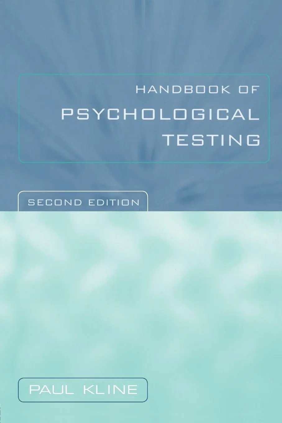 Cover: 9780415211581 | Handbook of Psychological Testing | Paul Kline | Taschenbuch | 1999
