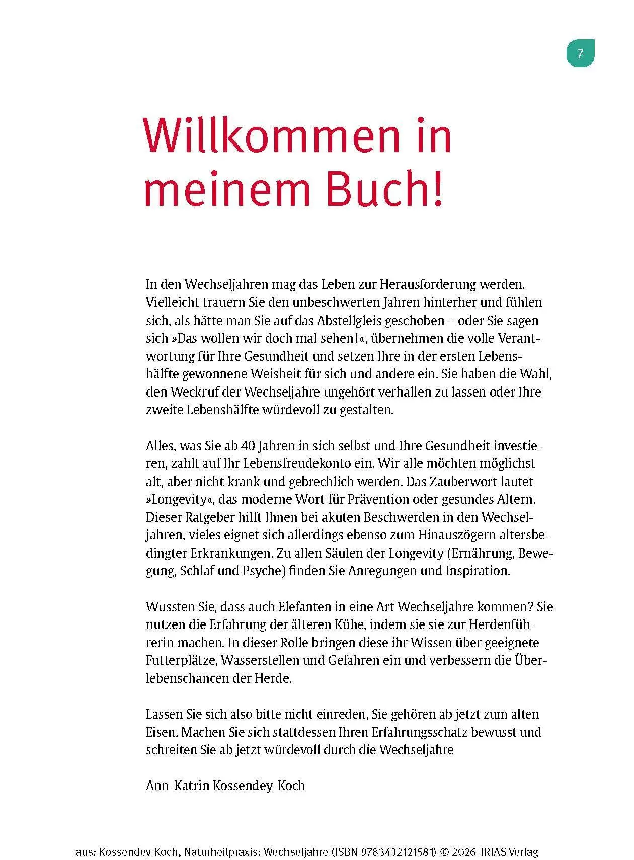 Bild: 9783432121581 | Naturheilpraxis Wechseljahre | Ann-Katrin Kossendey-Koch | Taschenbuch