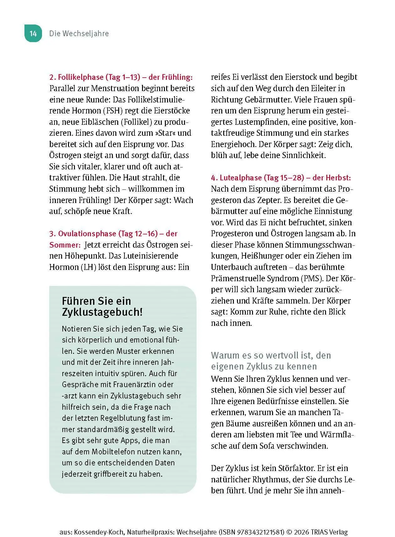 Bild: 9783432121581 | Naturheilpraxis Wechseljahre | Ann-Katrin Kossendey-Koch | Taschenbuch