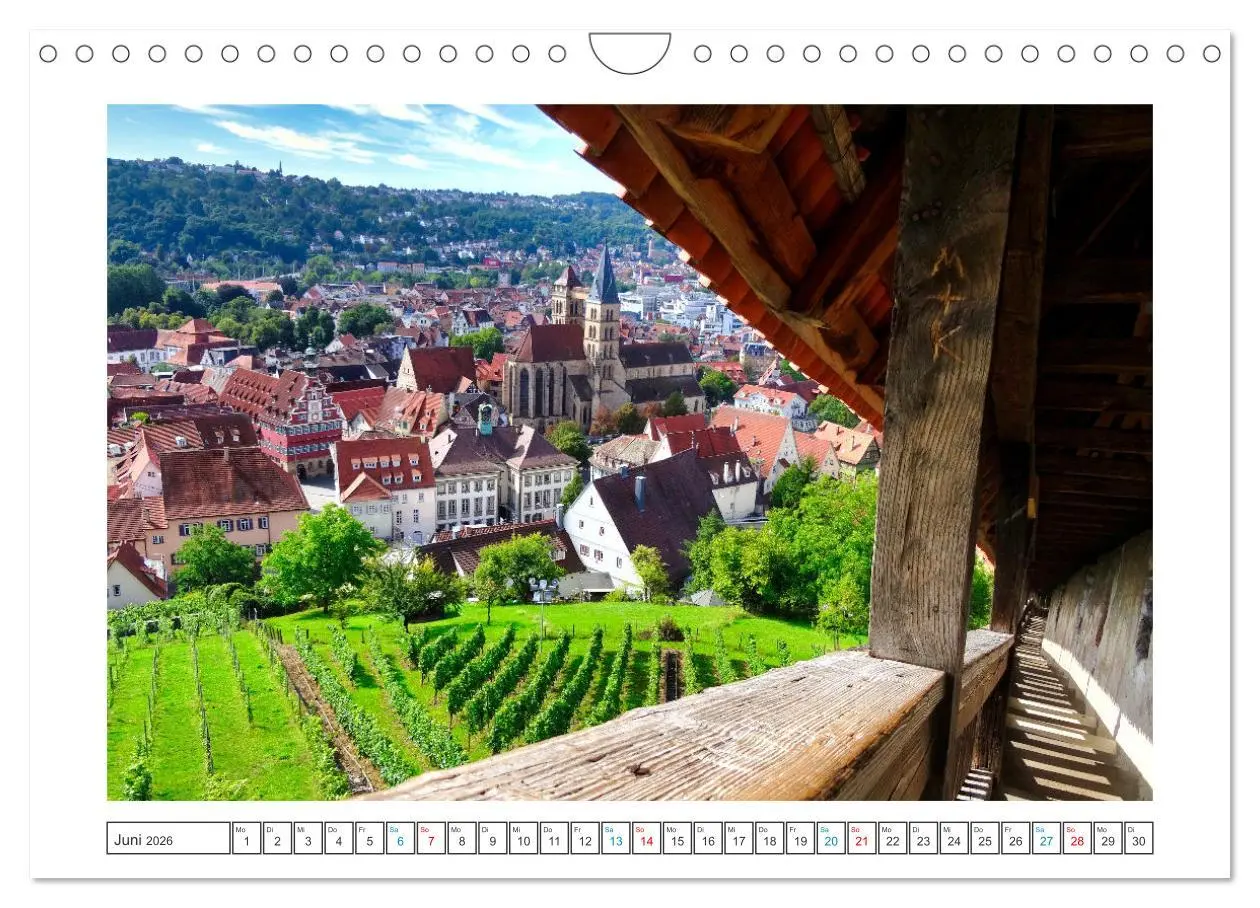 Bild: 9783457591581 | Stimmungsvolles Esslingen (Wandkalender 2026 DIN A4 quer), CALVENDO...