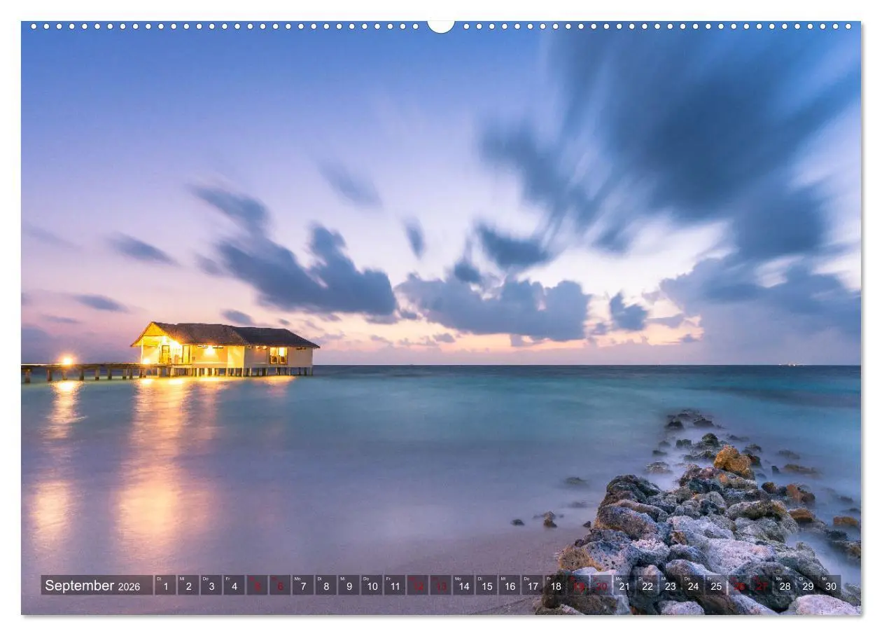 Bild: 9783457661581 | Malediven - Das perfekte Licht (Wandkalender 2026 DIN A2 quer),...