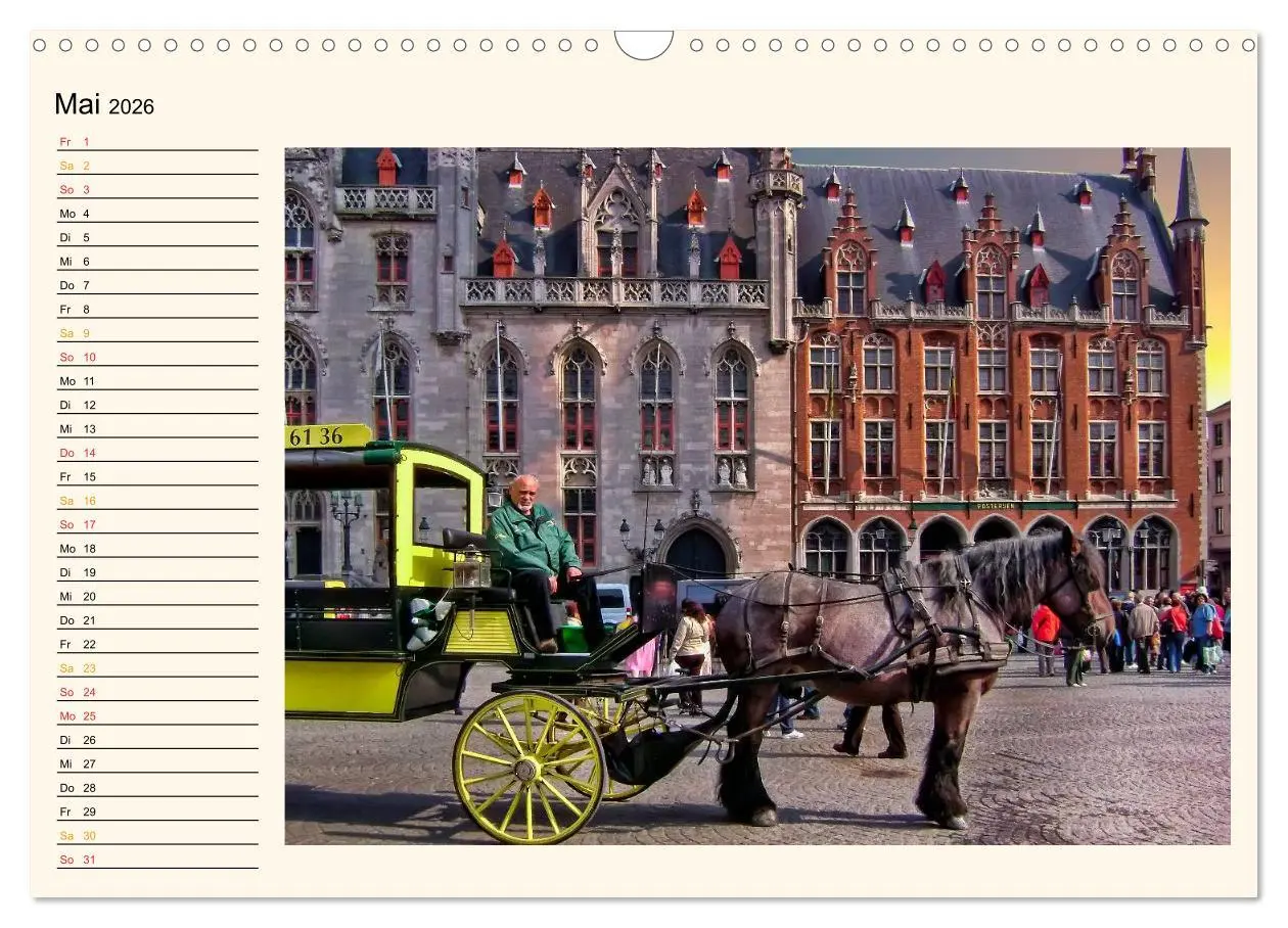 Bild: 9783457971581 | Brügge - Venedig des Nordens (Wandkalender 2026 DIN A3 quer),...