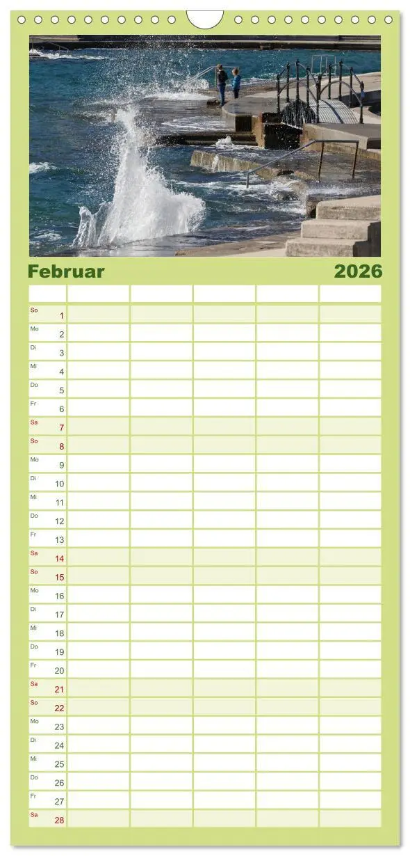 Bild: 9783516511581 | Familienplaner 2026 - Zauberhaftes Opatija mit 5 Spalten...