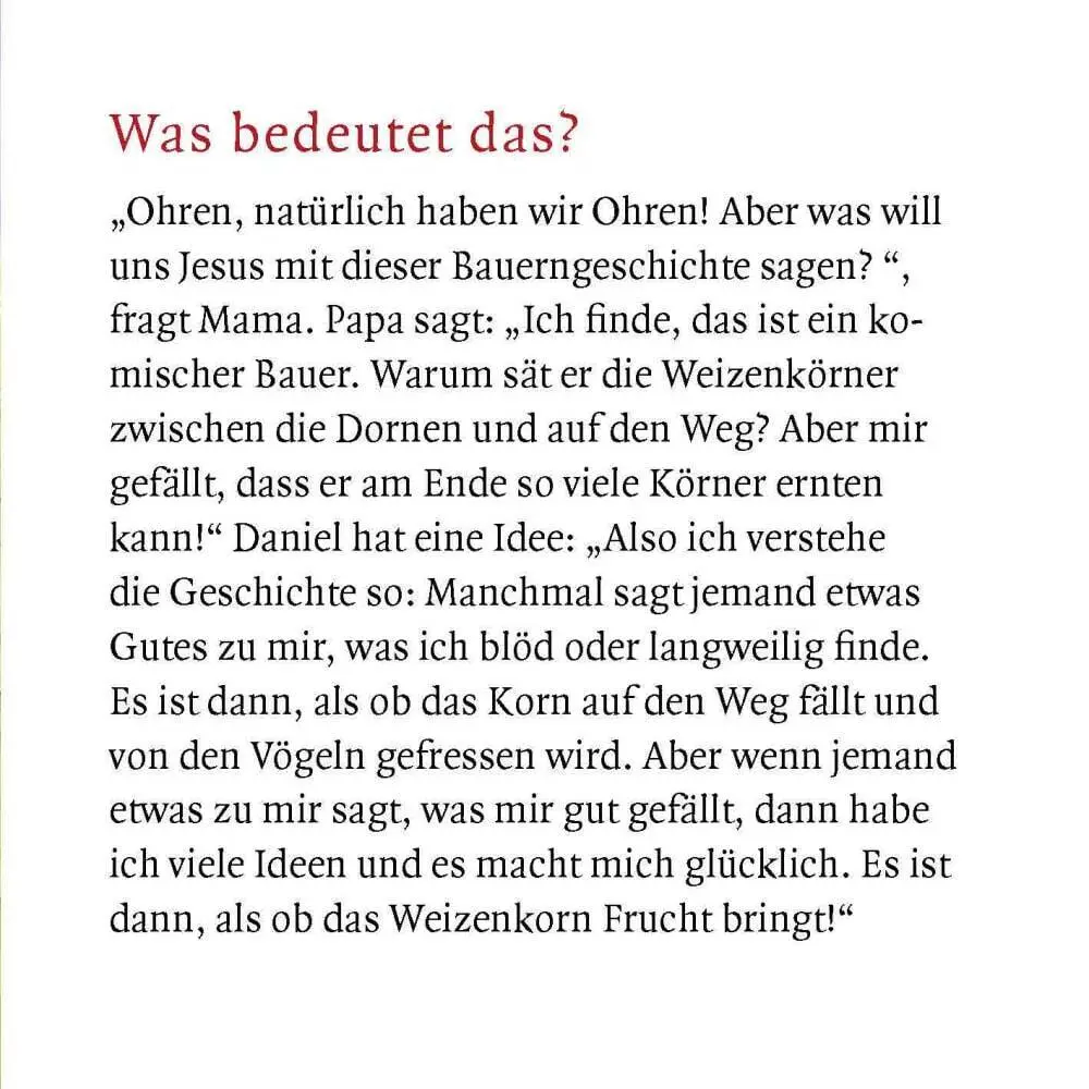 Bild: 9783769821581 | Jesus erzählt vom Reich Gottes. Vier Gleichnisse: Vom Sämann. Von...