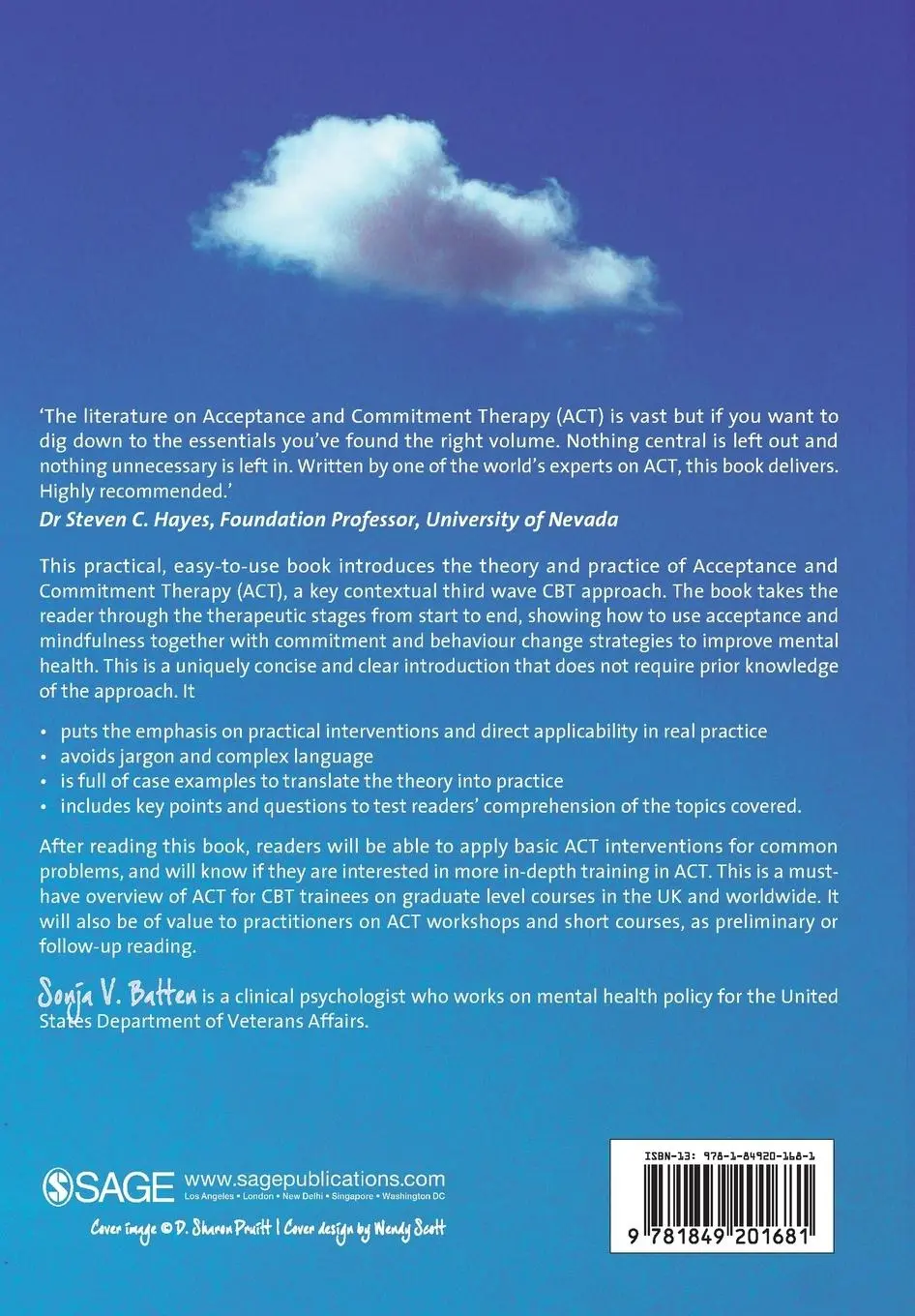 Rückseite: 9781849201681 | Essentials of Acceptance and Commitment Therapy | Sonja Batten | Buch