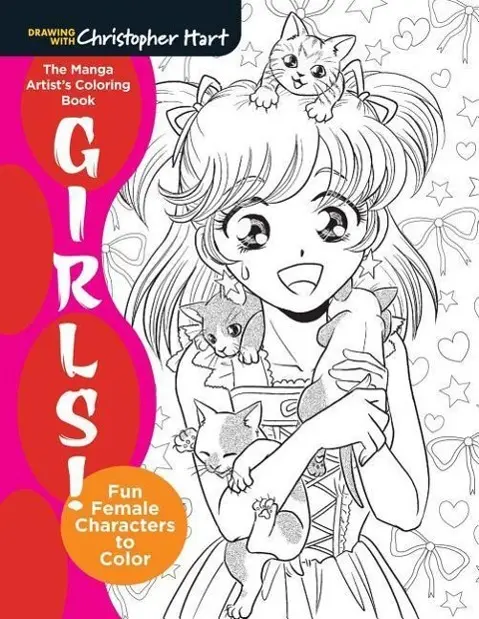 Cover: 9781942021681 | Manga Artist's Coloring Book: Girls! | Fun Female Characters to Color