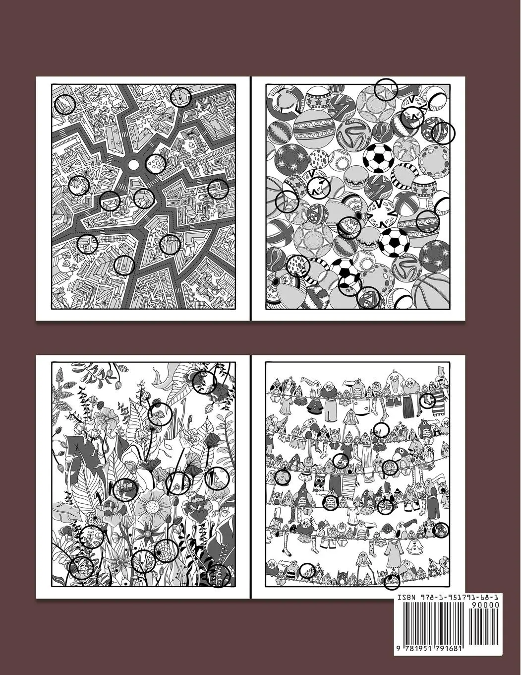 Rückseite: 9781951791681 | Picture Puzzles | Spot the Difference Book for Adults | Game Nest