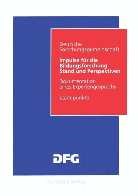 Cover: 9783050041681 | Impulse für die Bildungsforschung | Birgitta Kopp (u. a.) | Buch | X