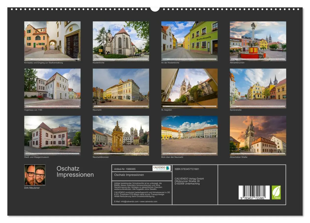 Bild: 9783457721681 | Oschatz Impressionen (hochwertiger Premium Wandkalender 2026 DIN A2...