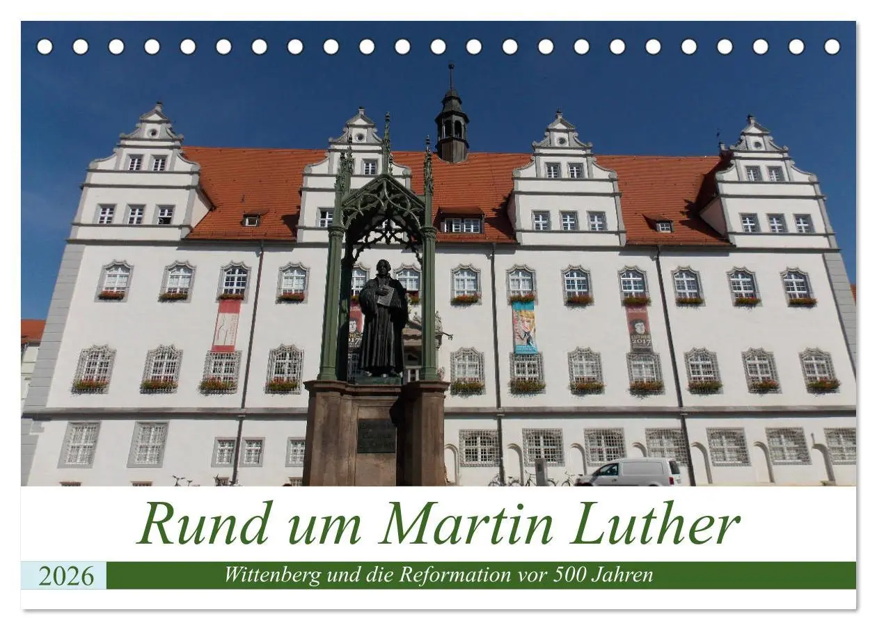 Cover: 9783457891681 | Rund um Martin Luther (Tischkalender 2026 DIN A5 quer), CALVENDO...