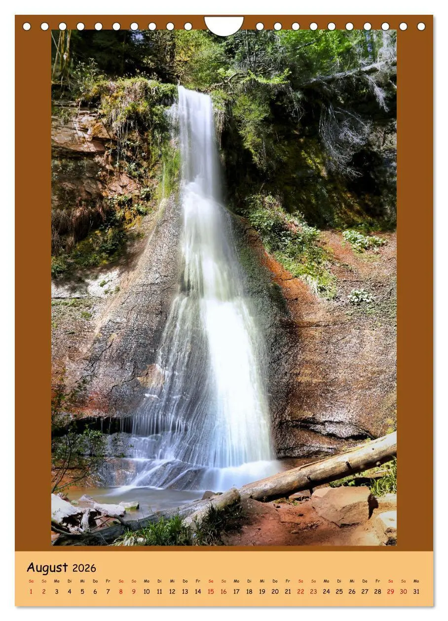 Bild: 9783516361681 | Schwarzwald Wasserfälle (Wandkalender 2026 DIN A4 hoch), CALVENDO...