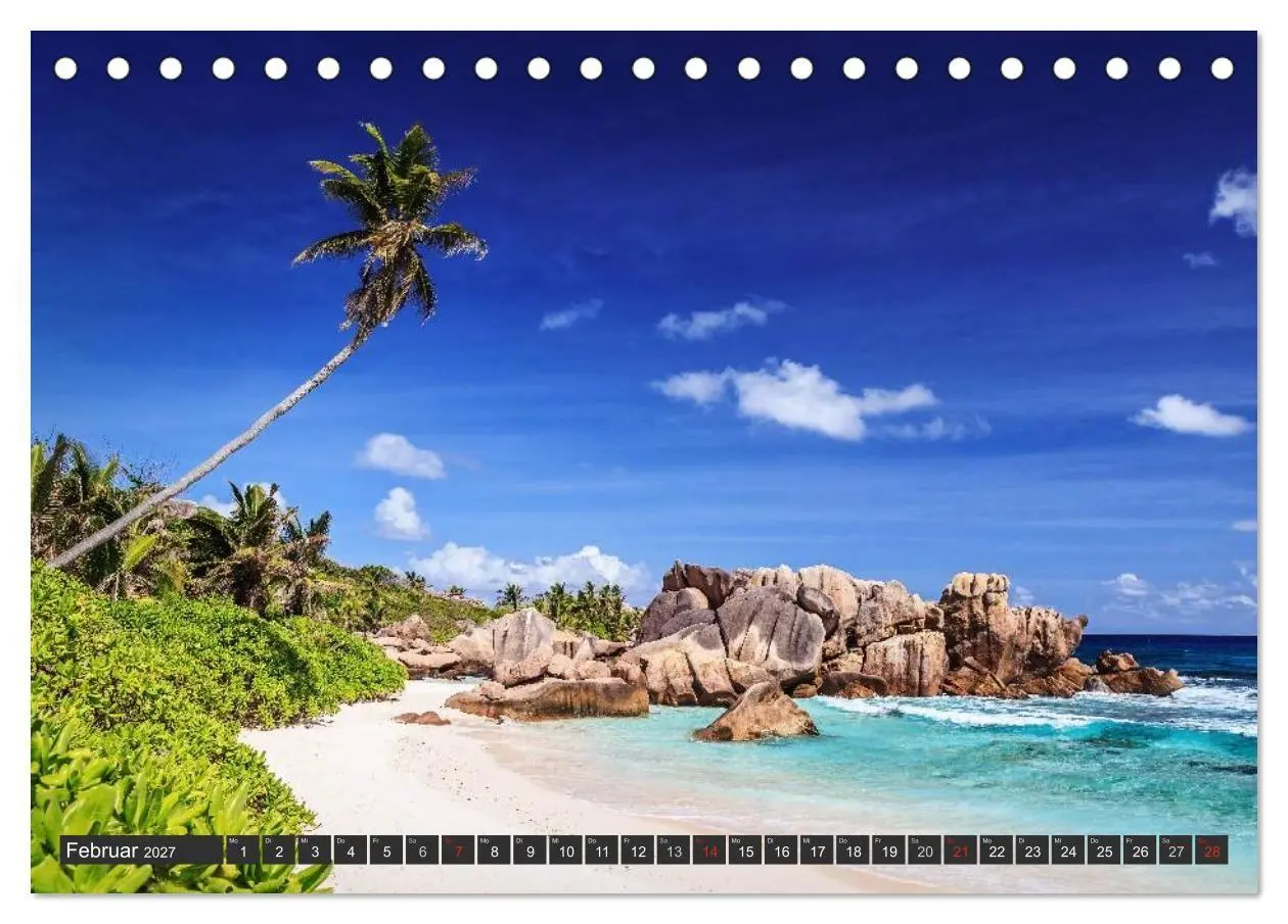 Bild: 9783569831681 | Seychellen - Traumstrände im Paradies (Tischkalender 2027 DIN A5...