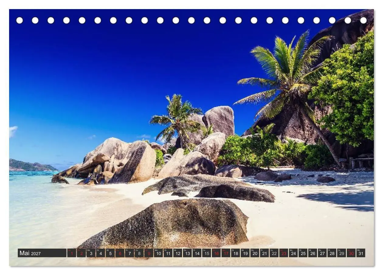 Bild: 9783569831681 | Seychellen - Traumstrände im Paradies (Tischkalender 2027 DIN A5...