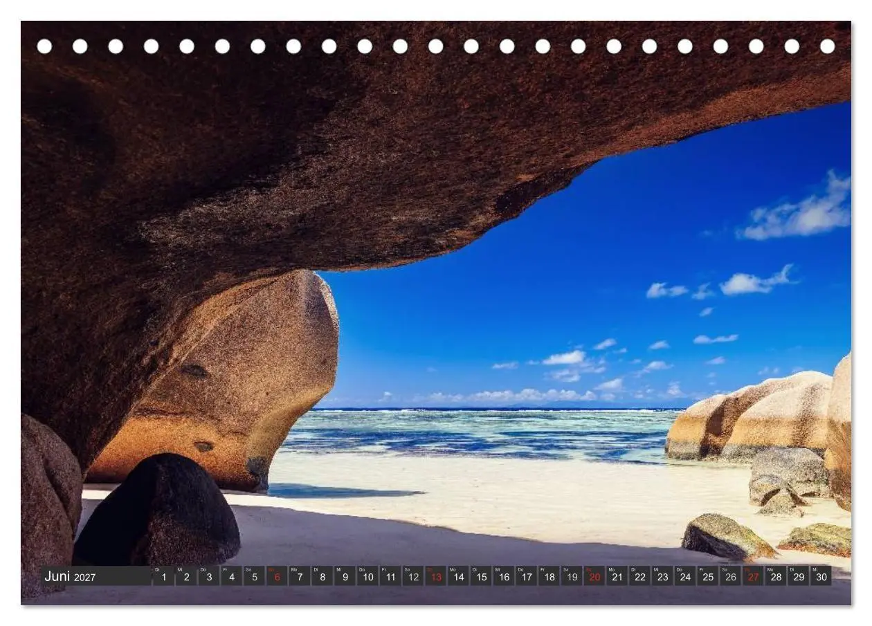 Bild: 9783569831681 | Seychellen - Traumstrände im Paradies (Tischkalender 2027 DIN A5...