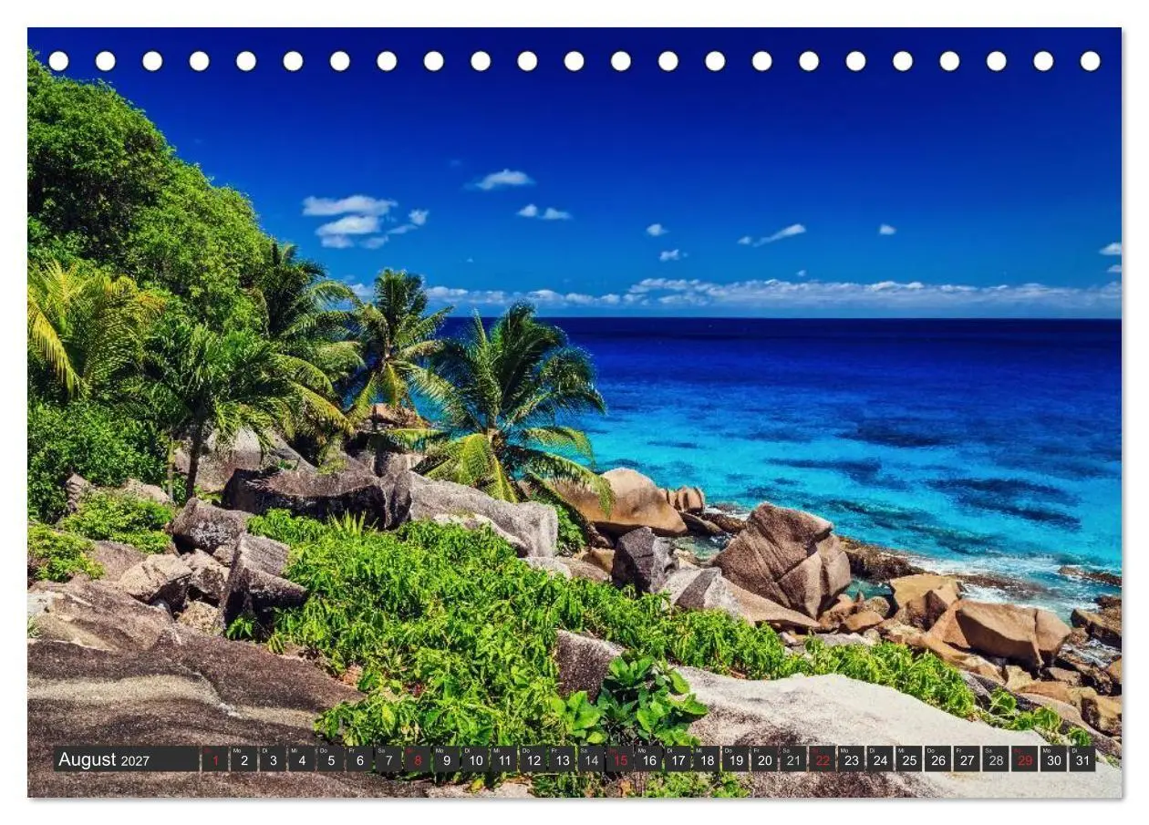 Bild: 9783569831681 | Seychellen - Traumstrände im Paradies (Tischkalender 2027 DIN A5...