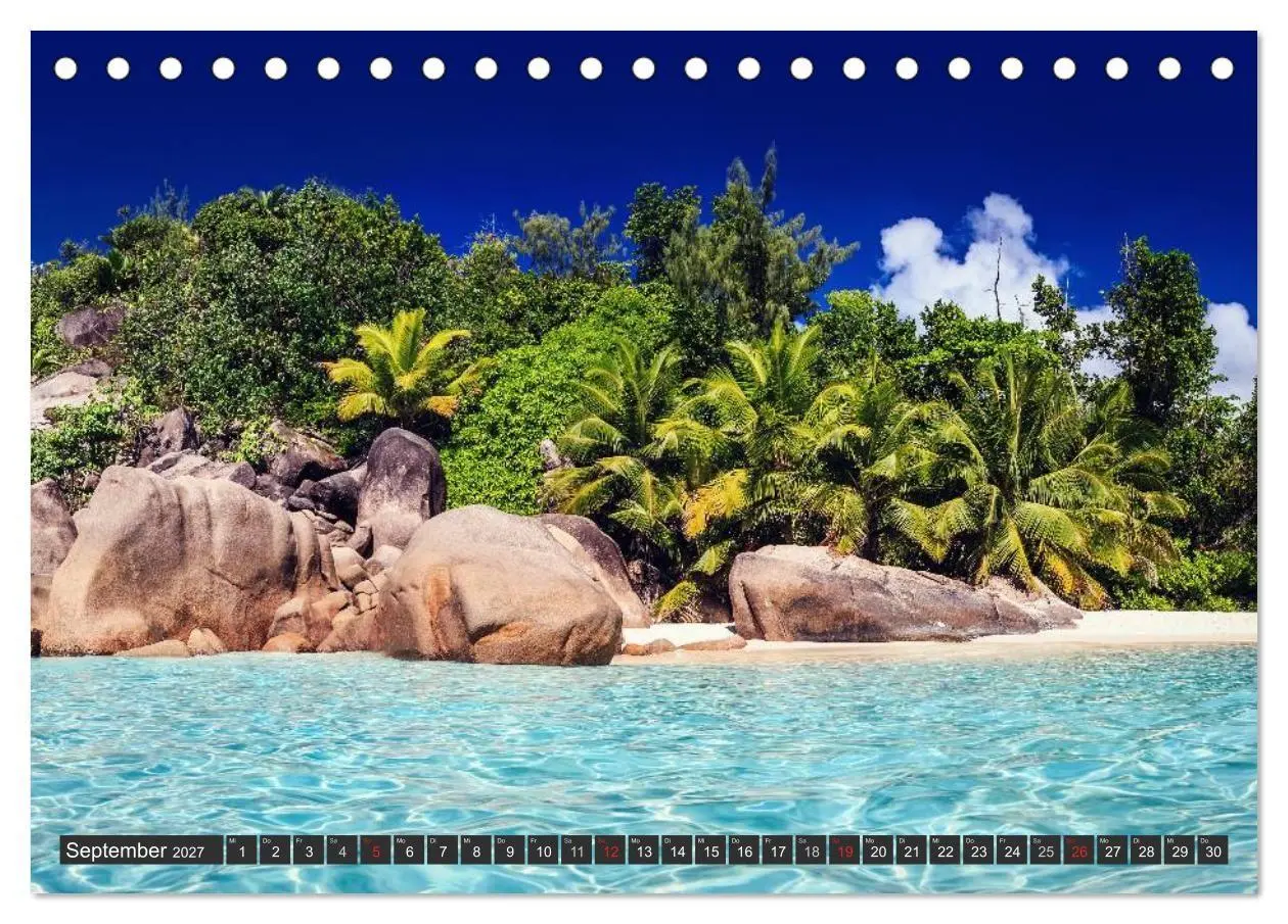 Bild: 9783569831681 | Seychellen - Traumstrände im Paradies (Tischkalender 2027 DIN A5...