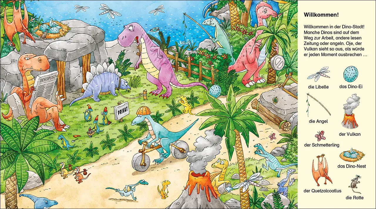 Rückseite: 9783743211681 | Suche und finde! - Dinos | Mit 66 spielerischen Suchaufgaben | Bücher