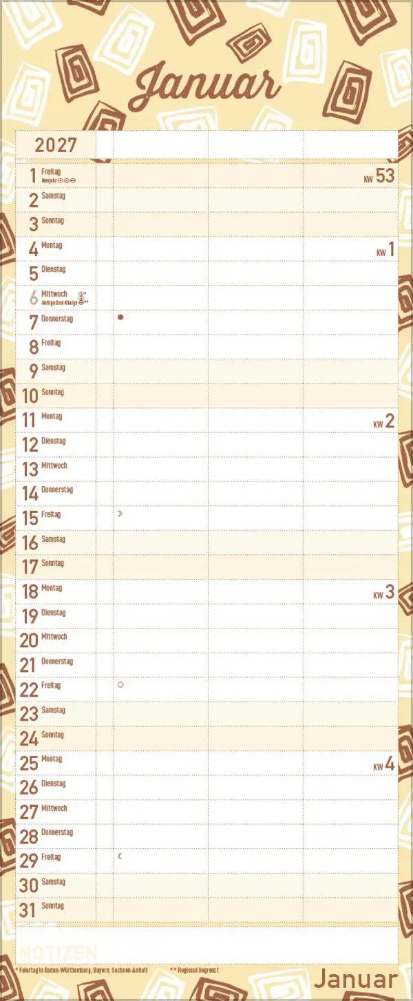 Bild: 9783819301681 | Premium Familientimer Tag für Tag 2027 | Verlag Korsch | Kalender