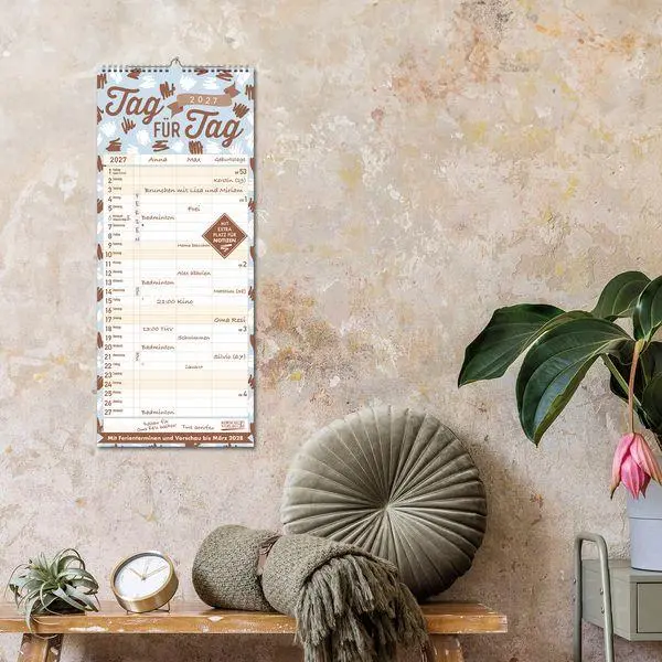Bild: 9783819301681 | Premium Familientimer Tag für Tag 2027 | Verlag Korsch | Kalender