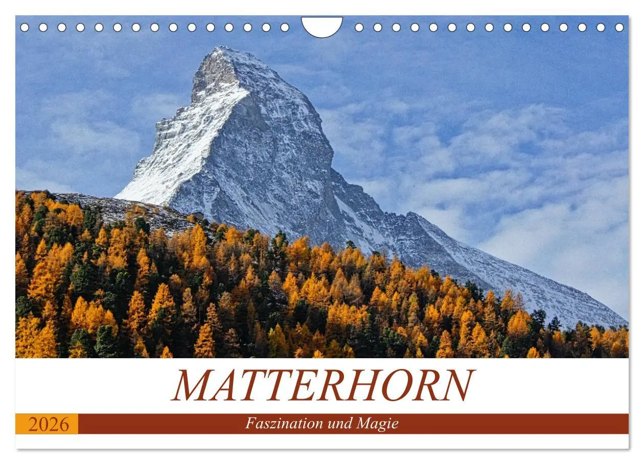 Cover: 9783457881781 | MATTERHORN. Faszination und Magie (Wandkalender 2026 DIN A4 quer),...