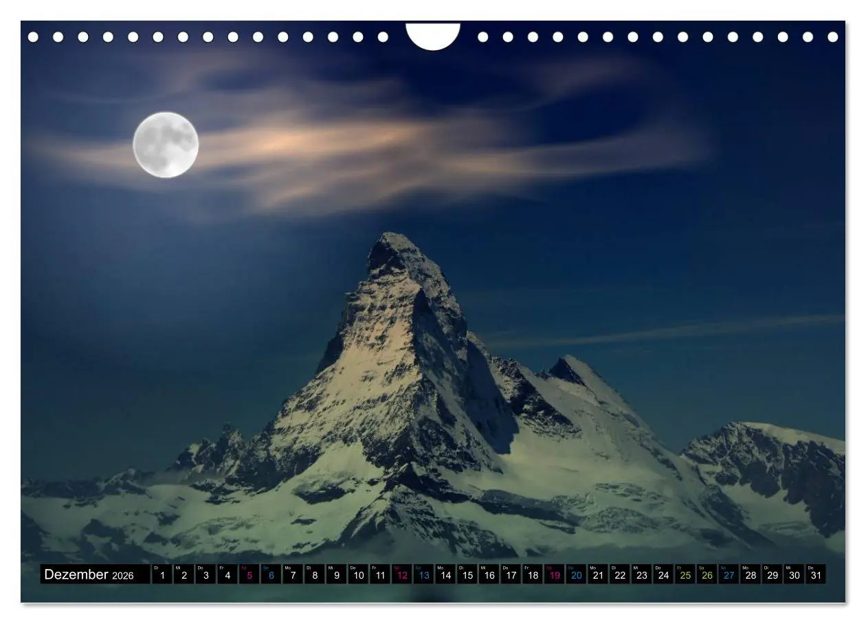 Bild: 9783457881781 | MATTERHORN. Faszination und Magie (Wandkalender 2026 DIN A4 quer),...