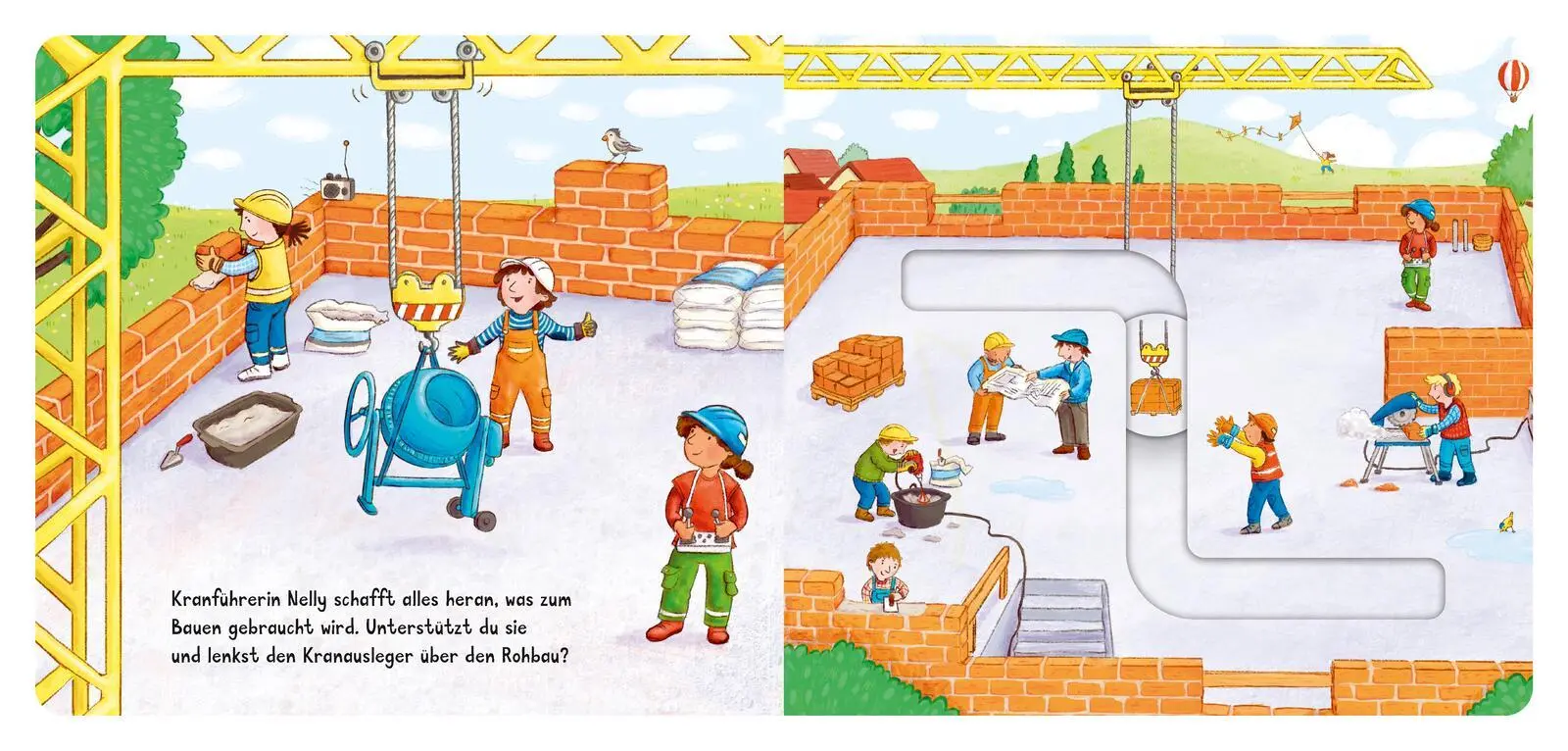 Bild: 9783480241781 | Meine Schiebebahn-Pappe (Soundbuch): Fahr mit auf der Baustelle | Buch
