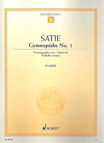 Cover: 9790001121781 | Gymnopédie No. 1 | Klavier., Edition Schott Einzelausgabe | Erik Satie