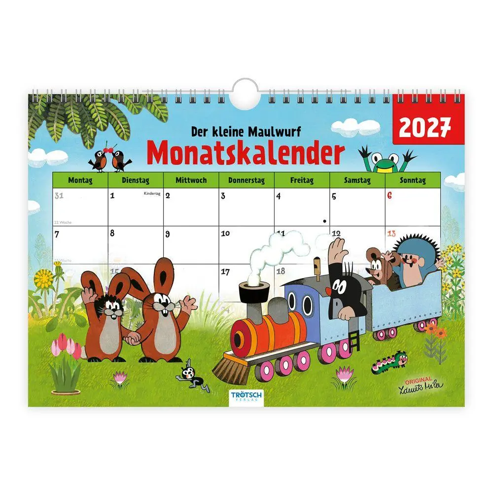 Cover: 4251901511881 | TRÖTSCH - Der kleine Maulwurf Monatsterminer Monatskalender 2027 | KG