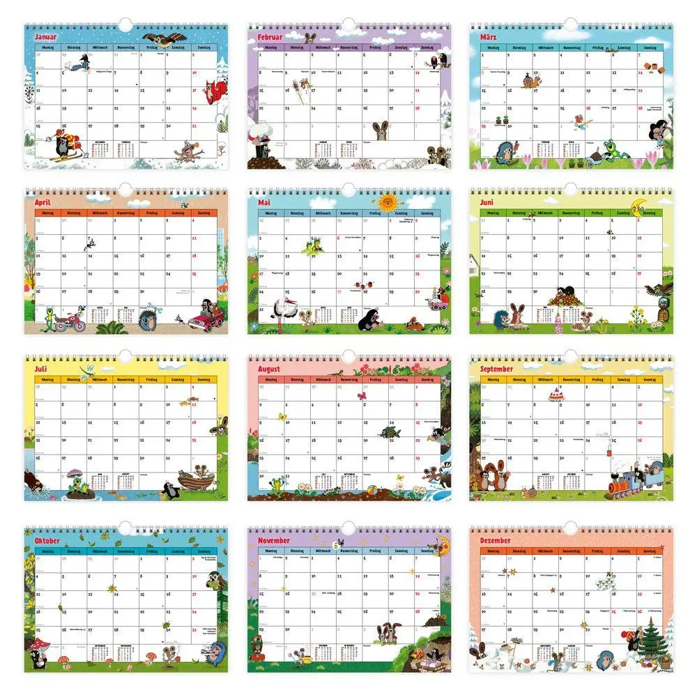 Bild: 4251901511881 | TRÖTSCH - Der kleine Maulwurf Monatsterminer Monatskalender 2027 | KG