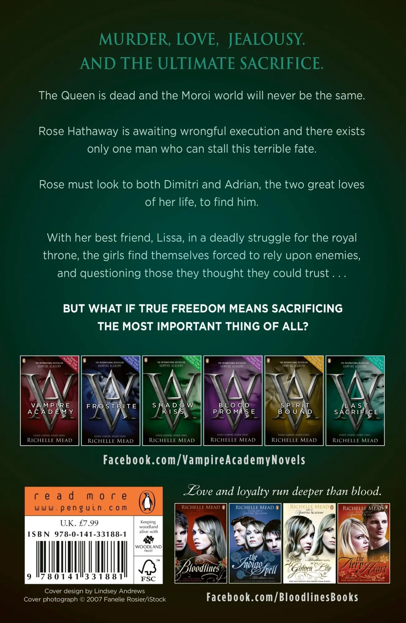 Rückseite: 9780141331881 | Vampire Academy: Last Sacrifice (book 6) | Richelle Mead | Taschenbuch