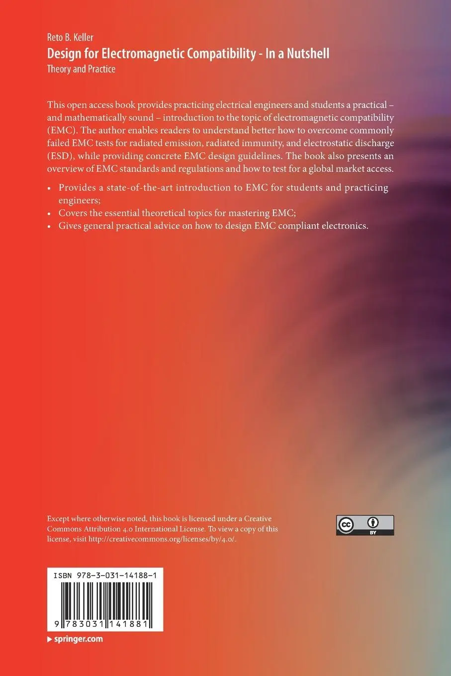 Rückseite: 9783031141881 | Design for Electromagnetic Compatibility--In a Nutshell | Keller
