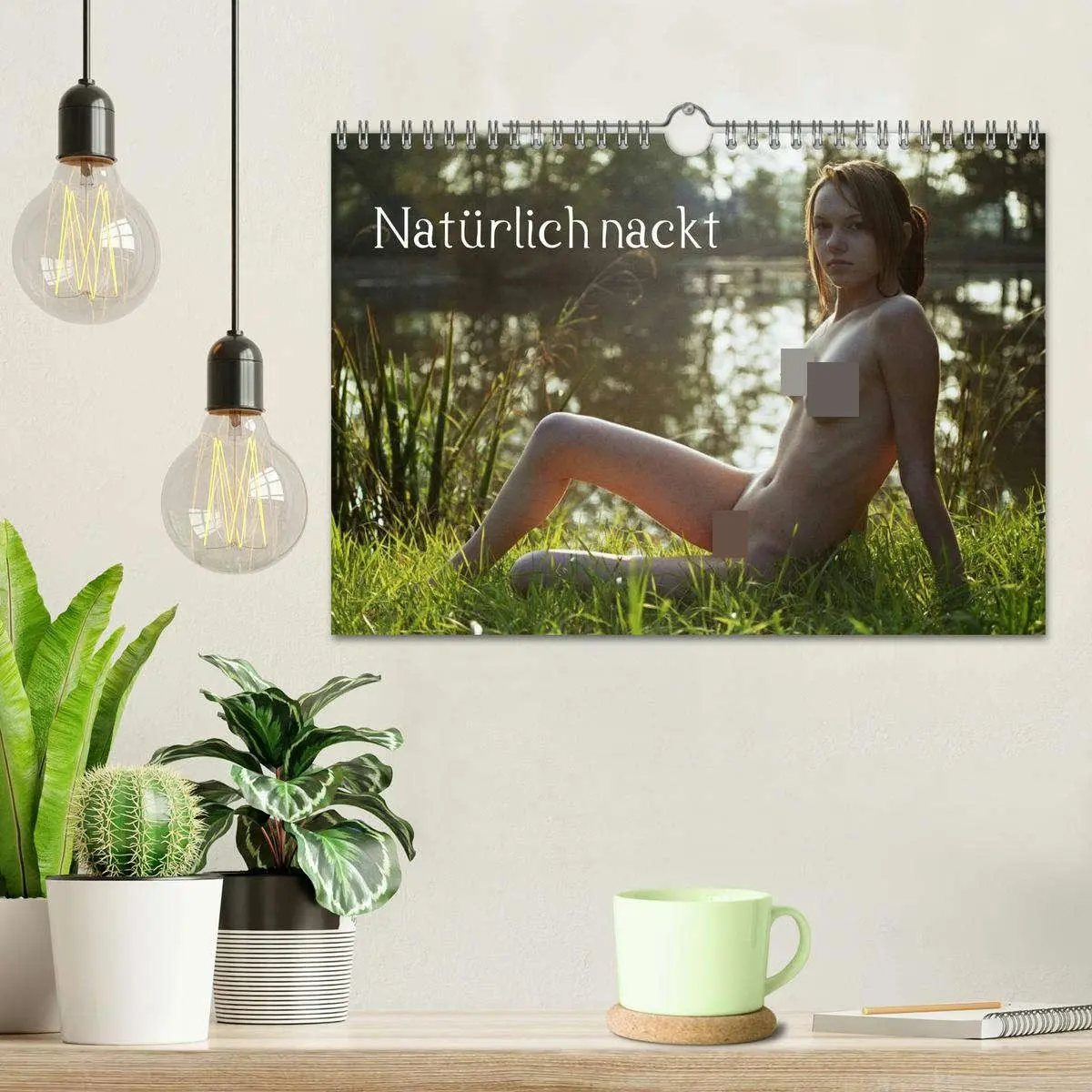 Bild: 9783435781881 | Natürlich nackt (Wandkalender 2025 DIN A4 quer), CALVENDO...