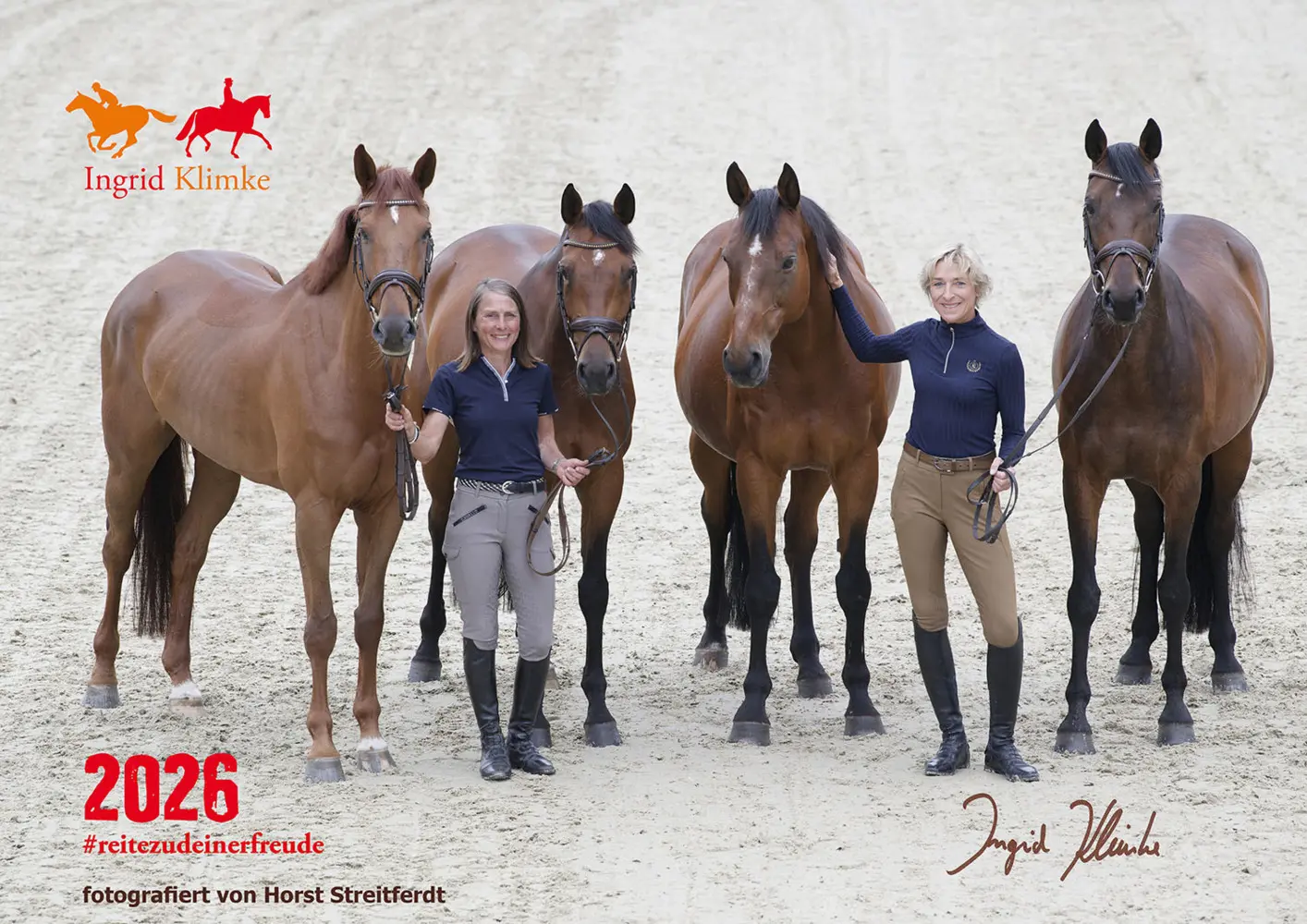 Cover: 9783440181881 | Ingrid Klimke Kalender 2026 | Ingrid Klimke | Kalender | Deutsch