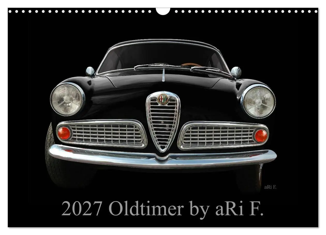 Cover: 9783569671881 | 2027 Oldtimer by aRi F. (Wandkalender 2027 DIN A3 quer), CALVENDO...