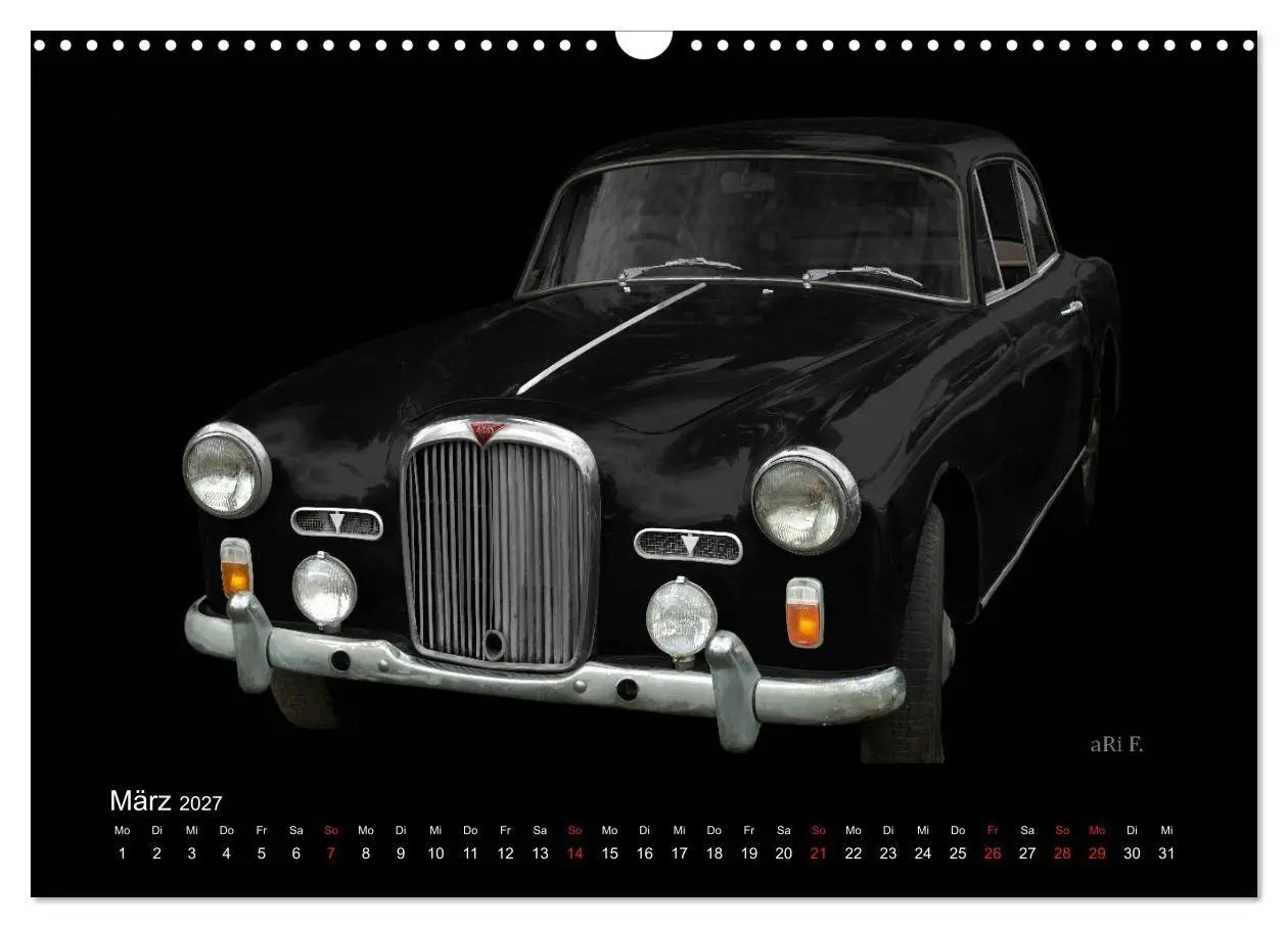 Bild: 9783569671881 | 2027 Oldtimer by aRi F. (Wandkalender 2027 DIN A3 quer), CALVENDO...