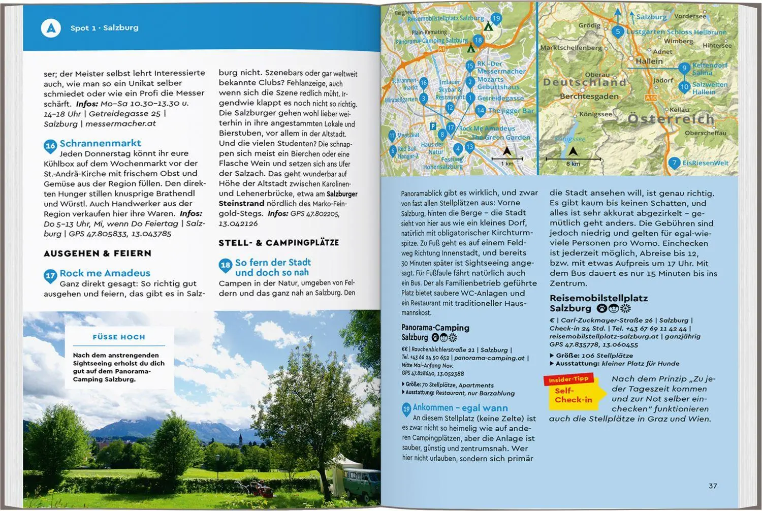 Bild: 9783829731881 | MARCO POLO Camper Guide Österreich | Andrea Markand (u. a.) | Buch