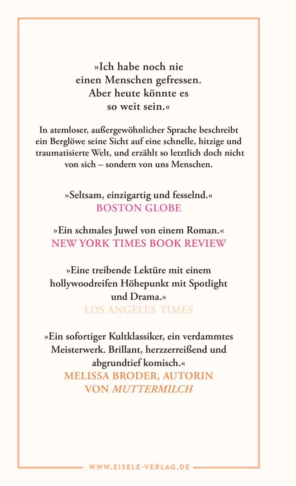 Rückseite: 9783961611881 | Ganz wie ein Mensch | Henry Hoke | Buch | 192 S. | Deutsch | 2024