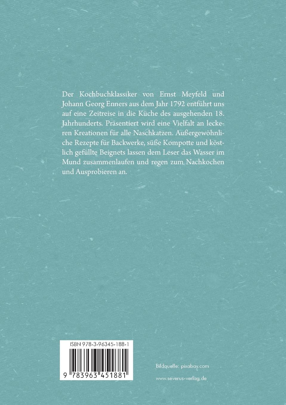 Rückseite: 9783963451881 | Hannoversches Kochbuch | Regionale Rezepte aus dem 18. Jahrhundert