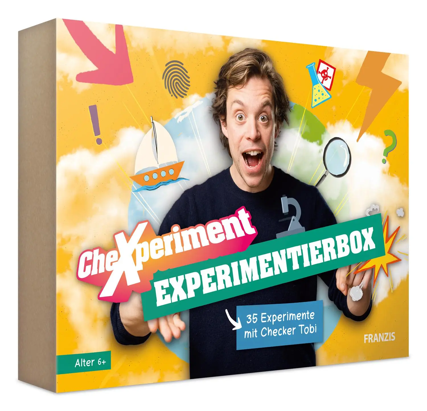 Cover: 4019631671981 | FRANZIS 67198 - CheXperiment Experimentierbox: 35 Experimente mit...